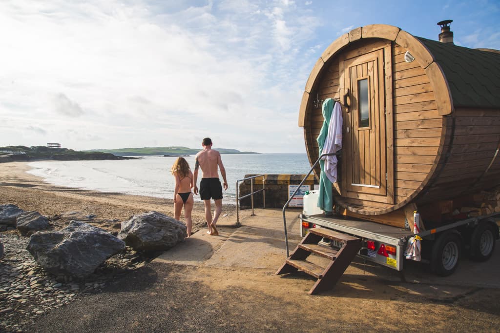 Wild Wellness Sauna at Garrettstown Beach